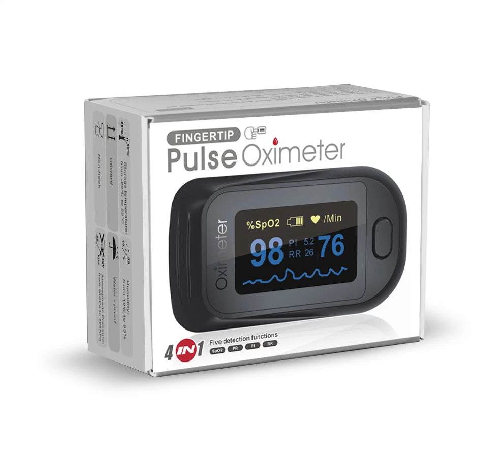 KIUZOU Finger Pulse Oximeter – OLED Blood Oxygen & Heart Rate Monitor - Image 6
