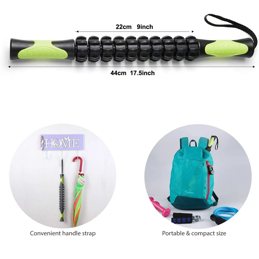 Muscle Roller Stick for Athletes – Massage Tool for Soreness, Cramping & Recovery - Image 2