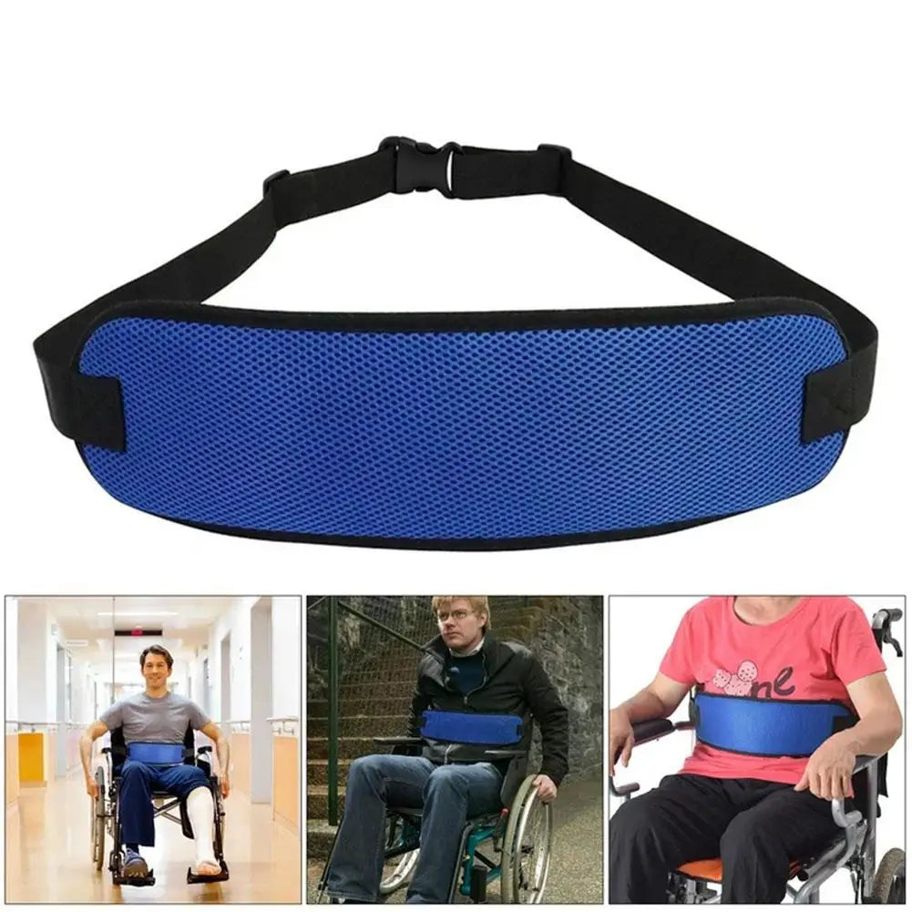Adjustable Wheelchair Seat Belt – Anti-Fall Safety Strap with Quick Release