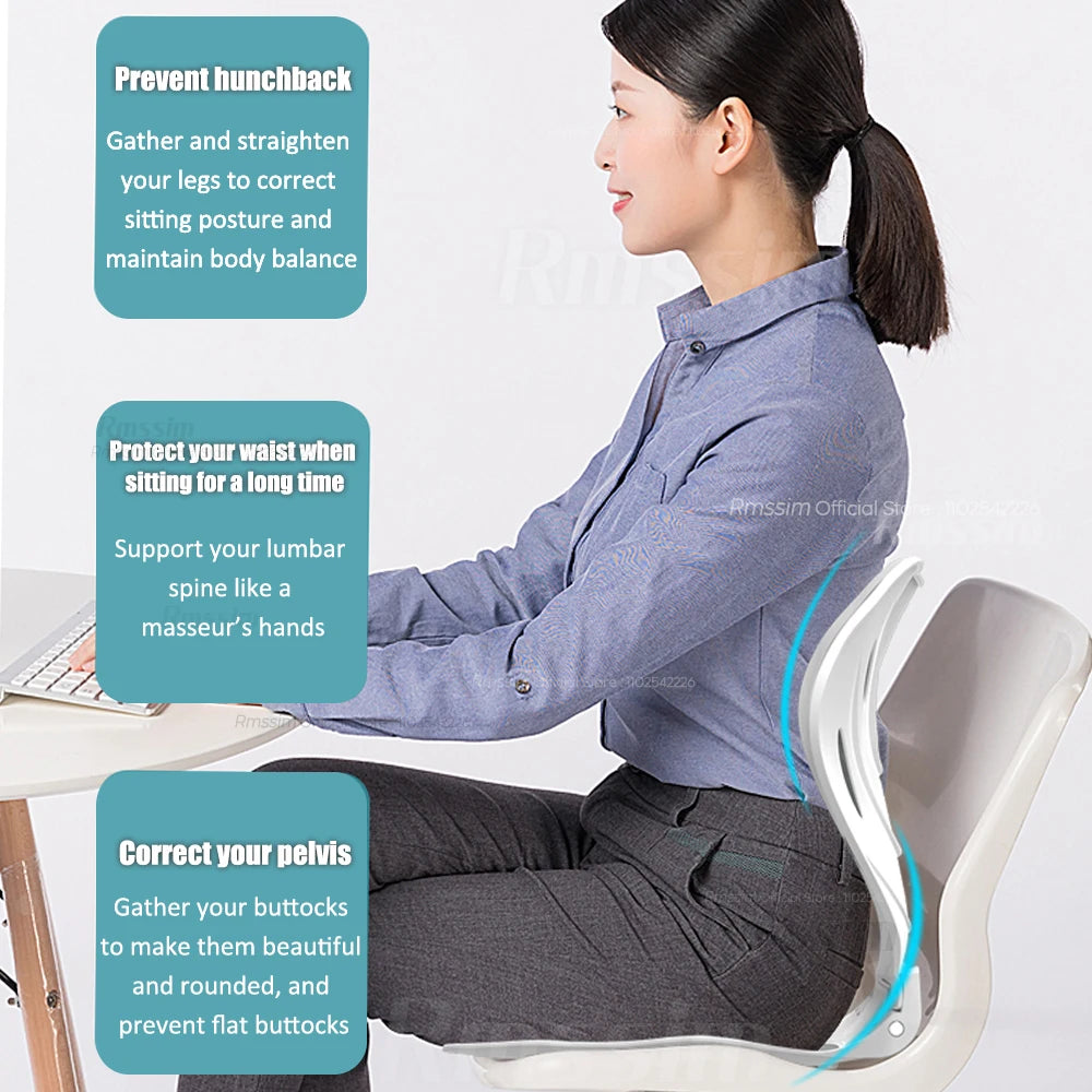 Foldable Back Support Cushion – Ergonomic Posture Corrector for Office & Back Pain Relief - Image 3