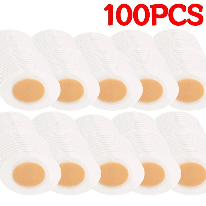 100PCS Pain Relief Gel Heel Protectors – Hydrocolloid Adhesive Blister Pads for Foot Care - Image 15
