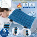 Reusable Cold/Hot Compress Polymer Ice Pack – Soft Knee Compression & Injury Support