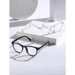 Unisex Square Anti-Blue Light Clear Glasses – Trendy Back-to-School Eyewear Accessory
