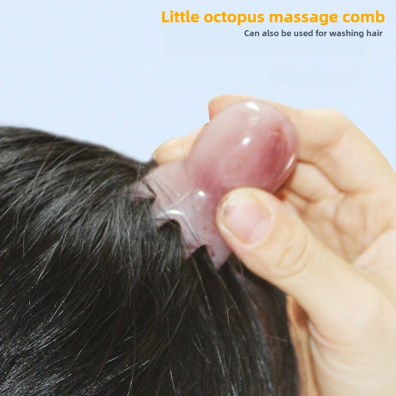 New Resin Octopus Scalp Massage Comb - Image 5