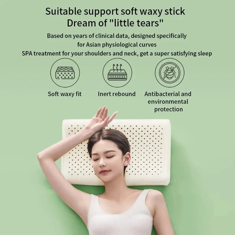 Thai Natural Latex Pillow – Cervical Memory Pillow for Adults & Home Use - Image 2