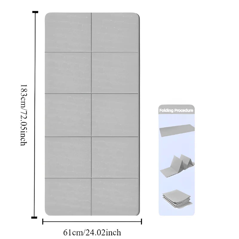 Foldable Yoga Mat – Eco-Friendly, Double-Sided Non-Slip Travel Mat for Pilates, Dance & Floor Workouts - Image 7