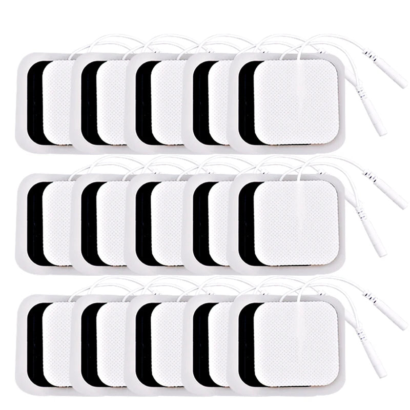 10/20pcs Silicone Gel Electrode Pads – TENS Unit Replacement Pads for Digital Therapy Machines (2mm Plug) - Image 4
