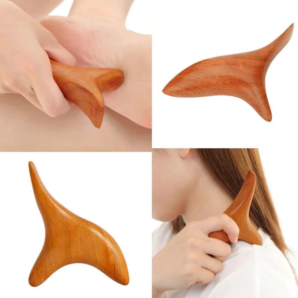 Wooden Trigger Point Massage Tool – Gua Sha for Neck, Foot & Full Body - Image 6