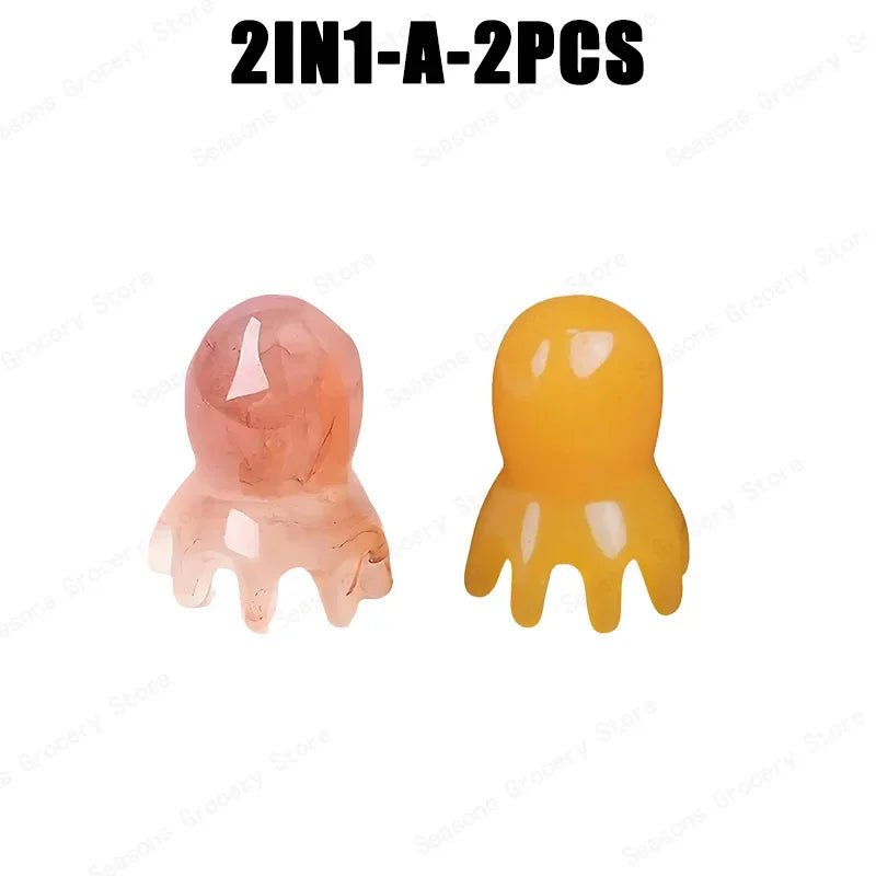 New Resin Octopus Scalp Massage Comb - Image 16