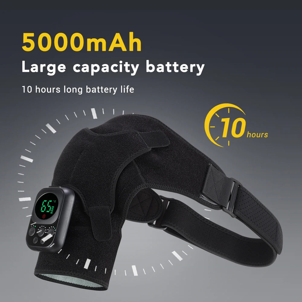 Wireless Shoulder Massager – Detachable Heating & Vibration Massage Belt for Shoulder & Knee - Image 6
