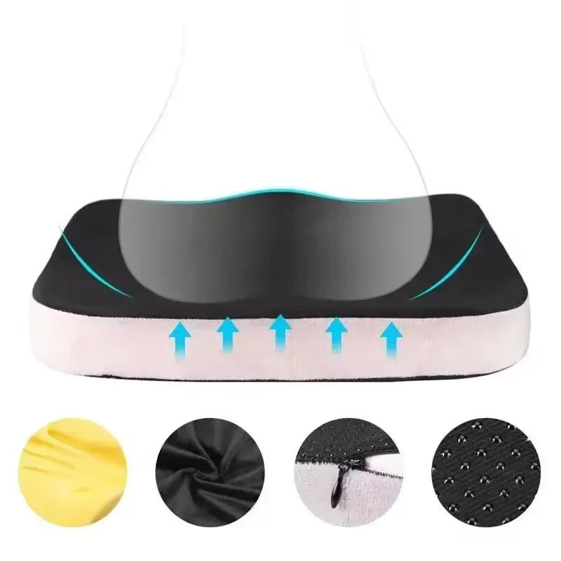 Orthopedic Coccyx Cushion – Memory Foam Seat for Back, Tailbone & Sciatica Relief - Image 5