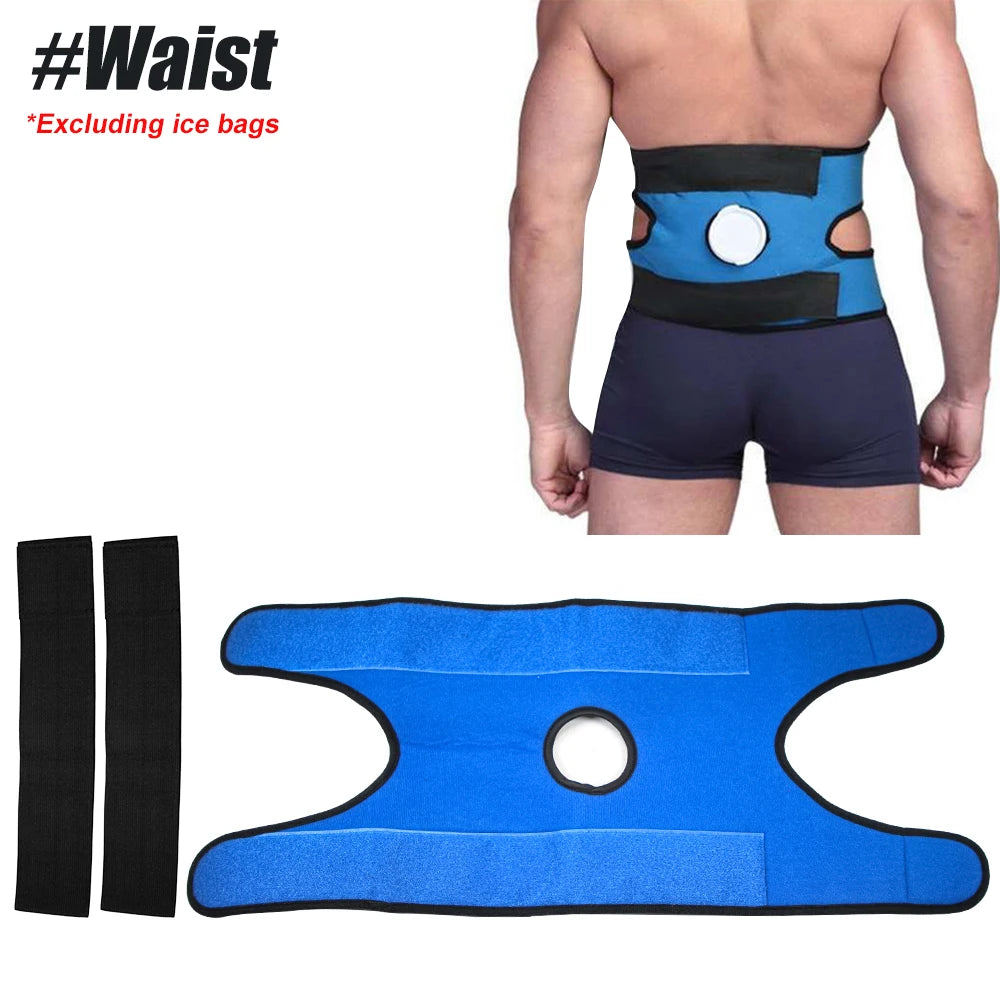 Shoulder, Knee & Waist Brace – Hot & Cold Compress Holder for Pain & Injury Relief - Image 8