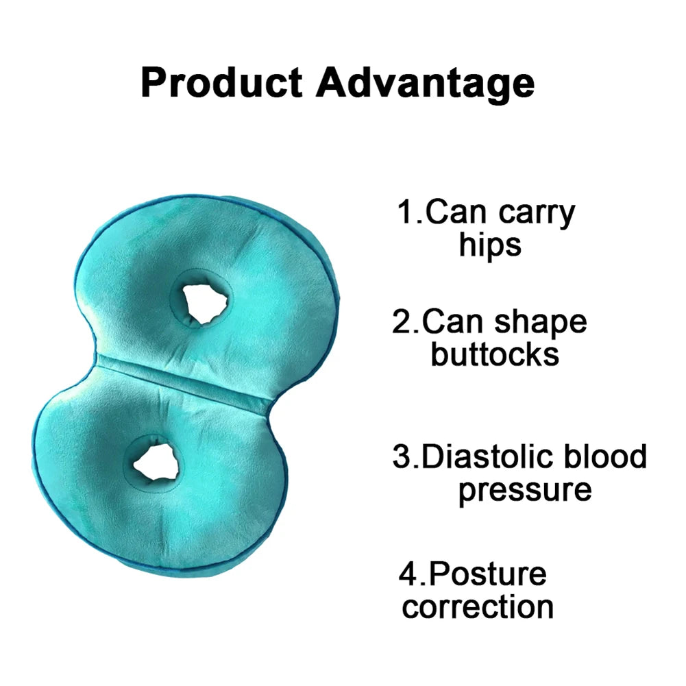 Dual Comfort Orthopedic Cushion – Hip-Lifting Memory Foam Support - Image 5