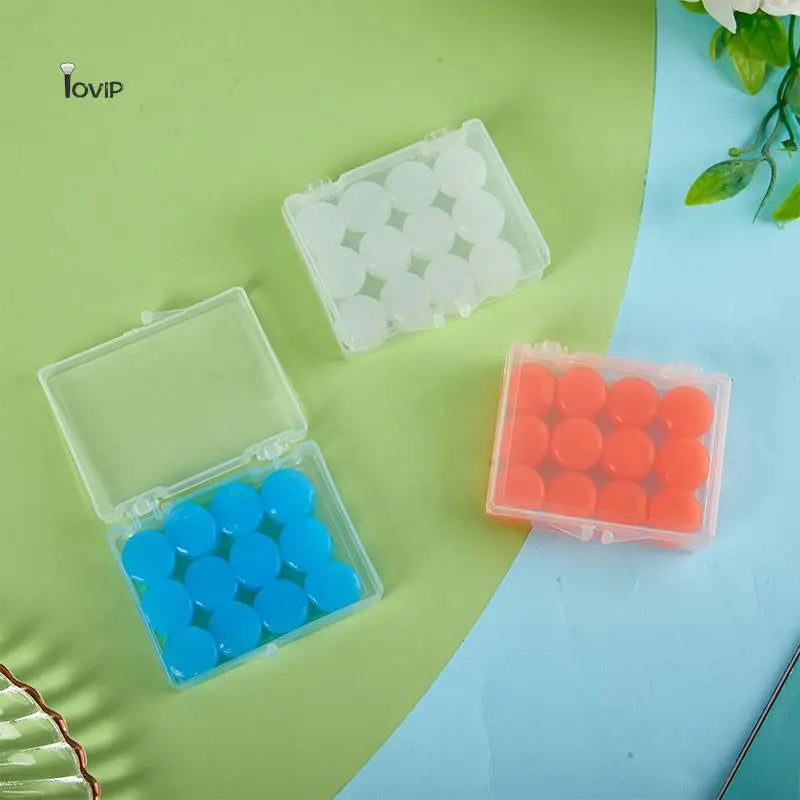 12PCS Reusable Silicone Earplugs – Moldable Wax Ear Plugs for Swimming, Sleeping & Noise Reduction - Image 5