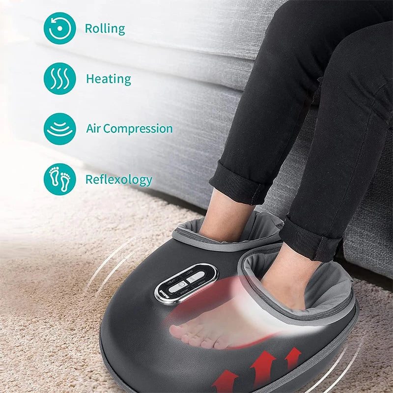 Nekteck Foot Massager – Electric Shiatsu Massage Machine with Heat & Air Compression - Image 2