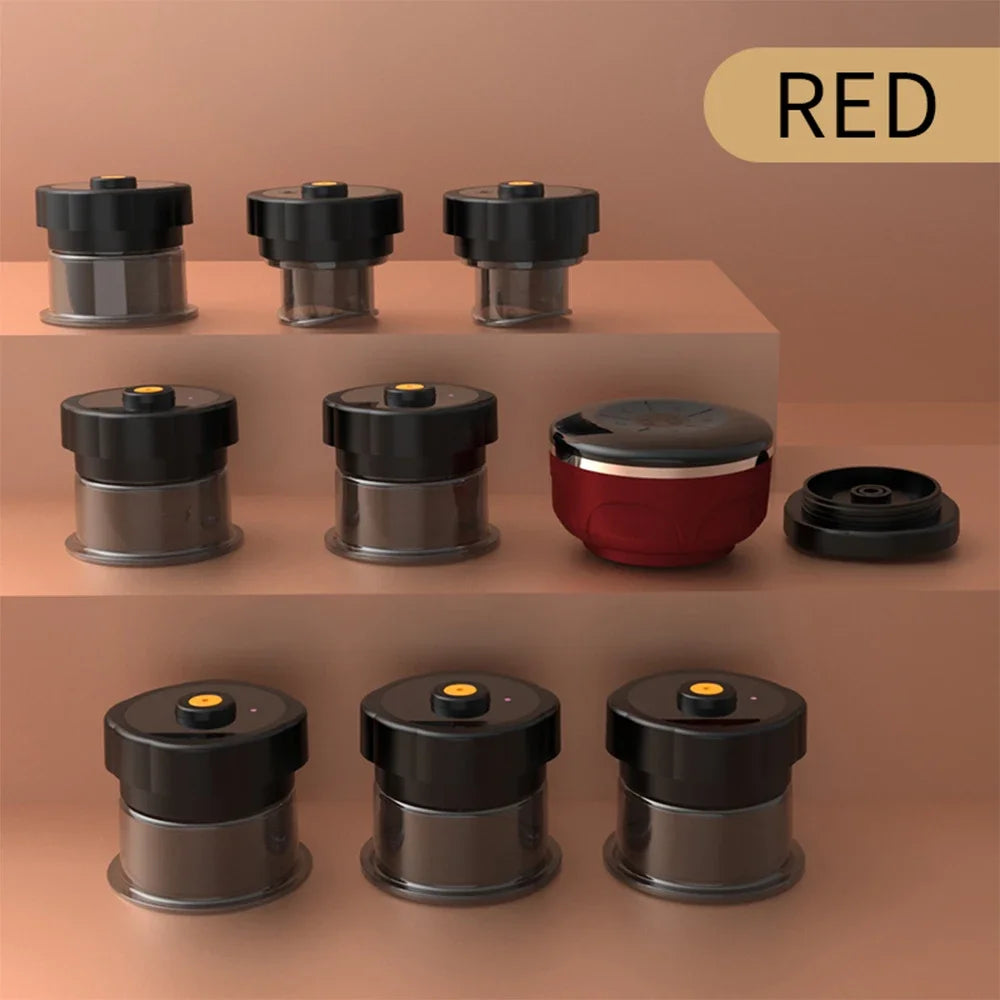 8-Cup Electric Cupping Massager – Gua Sha, Vacuum Suction & EMS Therapy for Anti-Cellulite & Body Slimming - Image 7