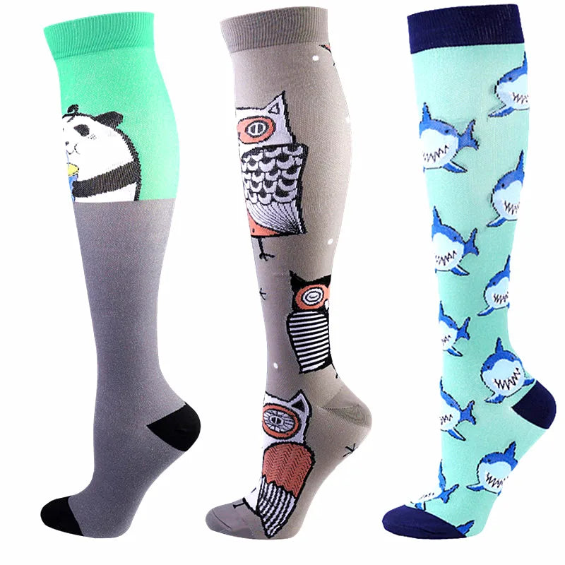 Cute Panda Compression Socks – Fun Animal Design for Men & Women | Medical, Sports, Varicose Veins & More