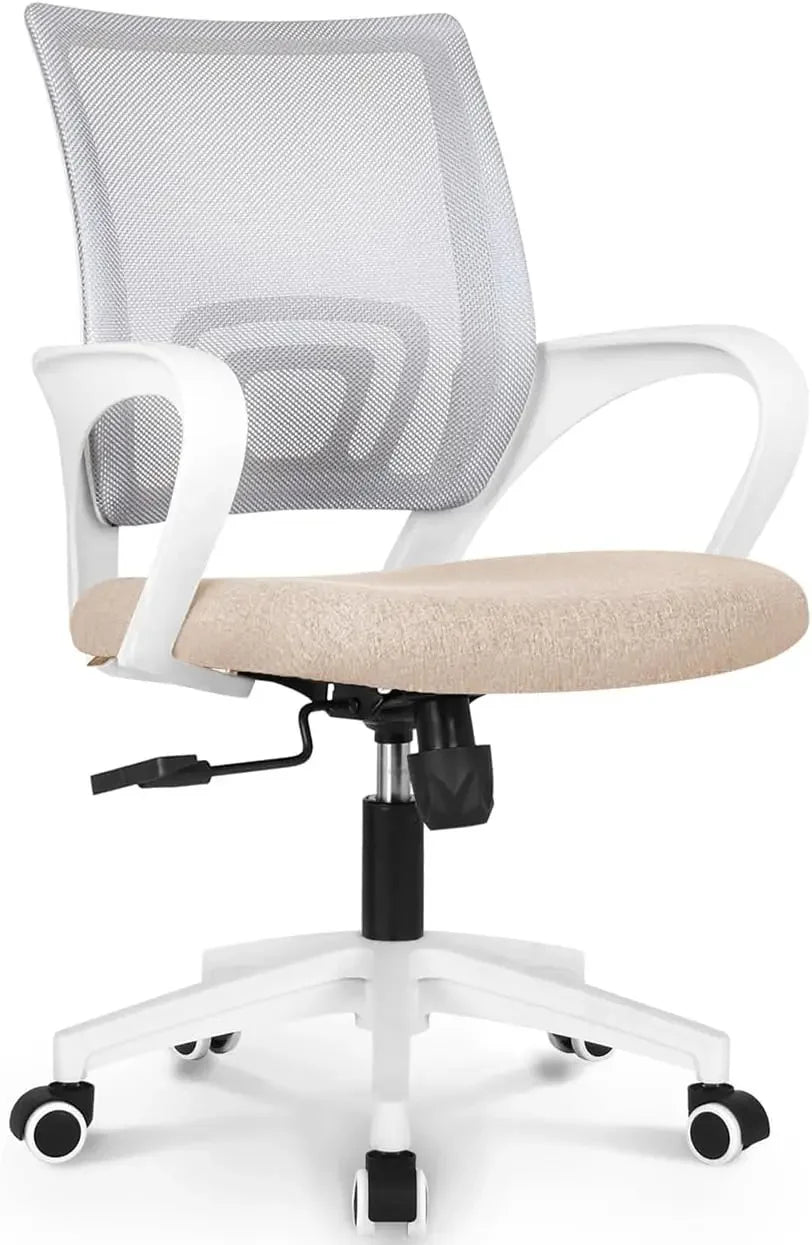 Ergonomic Mid-Back Mesh Office Chair – Adjustable Swivel Desk Chair with Lumbar Support - Image 10