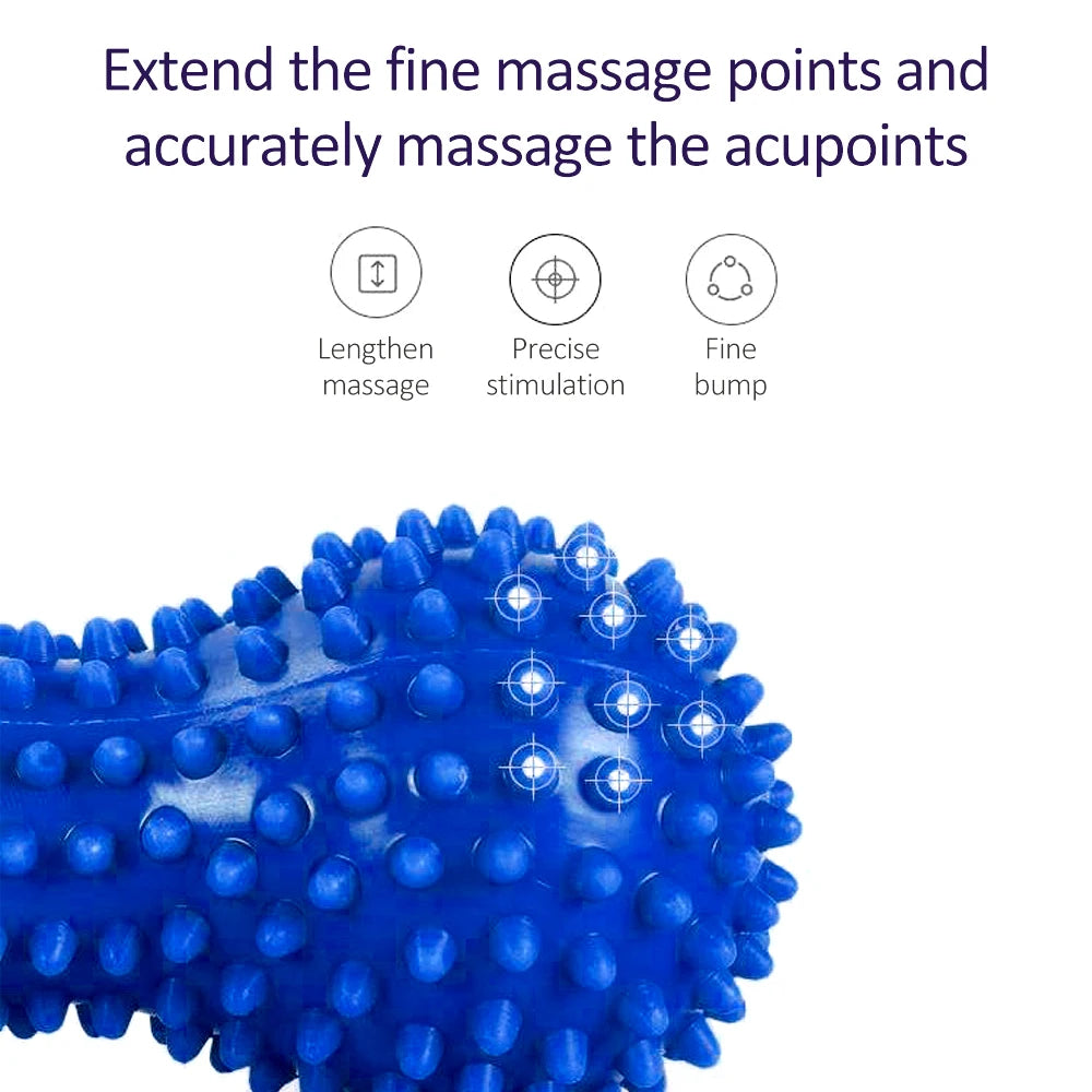 PVC Peanut Prickle Massage Ball – Muscle Relaxation Tool for Cervical, Plantar Fascia & Deep Tissue Therapy - Image 4