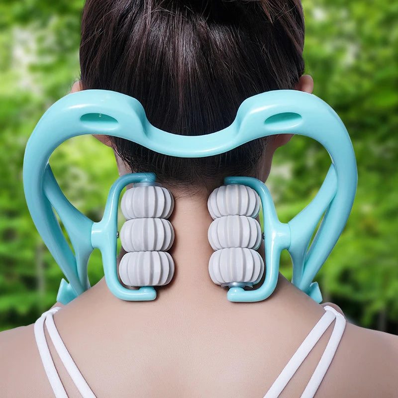 Six-Wheel Manual Cervical Massager - Image 5