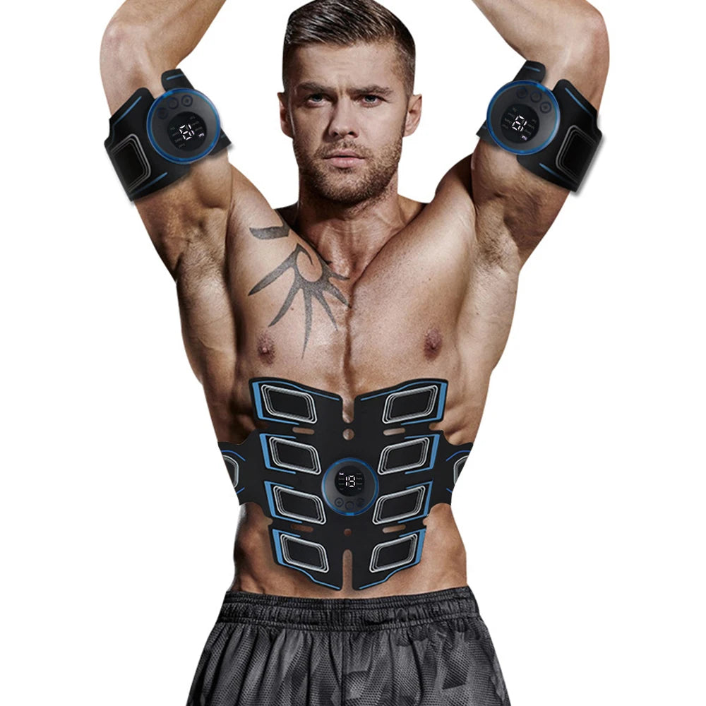 USB Rechargeable Abdominal Muscle Trainer – Portable EMS Fitness Belt - Image 3