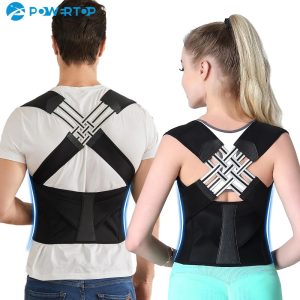 Back Brace Posture Corrector – Adjustable Full Back Support for Men & Women