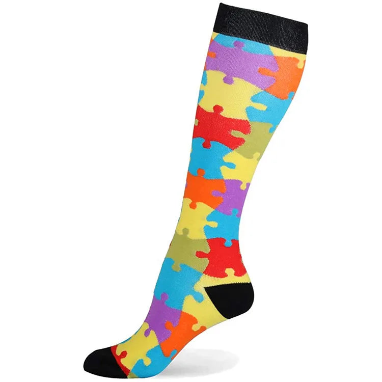 49 Styles Sports Compression Socks – Unisex Running, Cycling & Travel Support Socks - Image 12