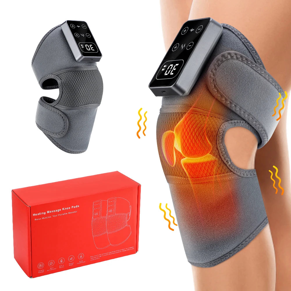 Electric Knee Massager with Heat Therapy and Adjustable Vibration - Image 7