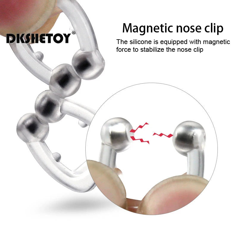 Anti Snore Silicone Nose Clip – Magnetic Snoring Relief Device with Case - Image 3