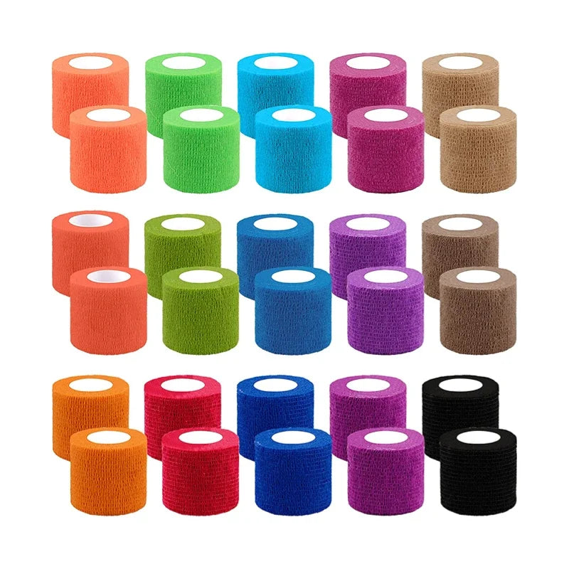 Elastic Bandage Wrap – Self-Adhesive Sports Tape for Joint & Muscle Support