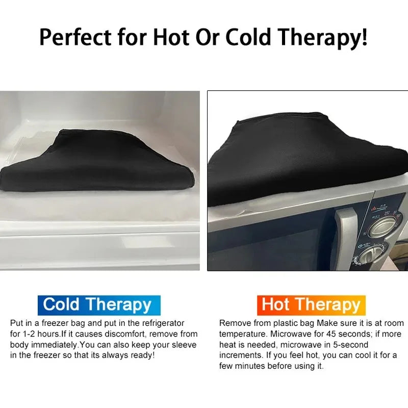 Gel Ice Pack for Lower Back Pain Relief – Reusable Hot & Cold Compress Therapy Wrap - Image 6