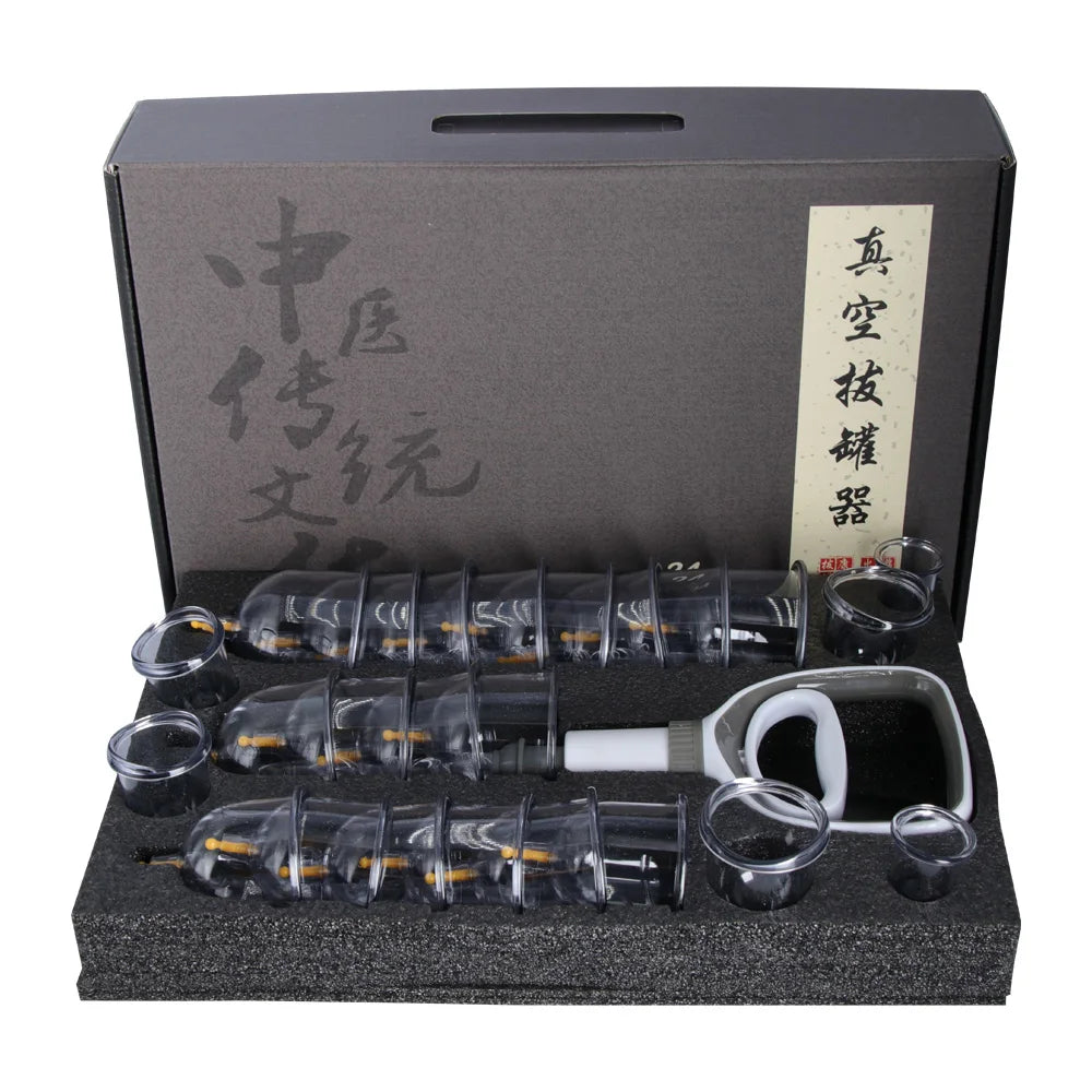 Vacuum Cupping Therapy Set – Professional Chinese Medicine Suction Cups - Image 3
