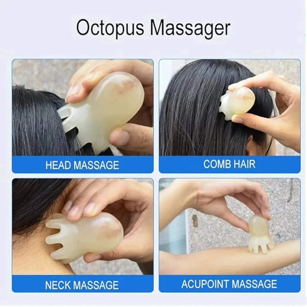 New Resin Octopus Scalp Massage Comb - Image 6