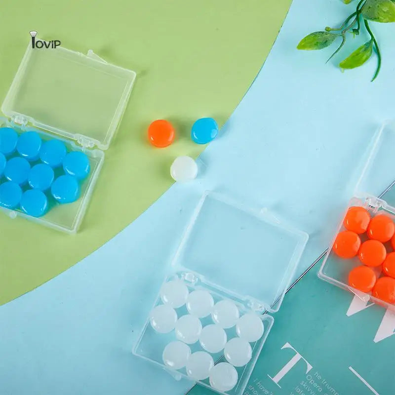 12PCS Reusable Silicone Earplugs – Moldable Wax Ear Plugs for Swimming, Sleeping & Noise Reduction - Image 7