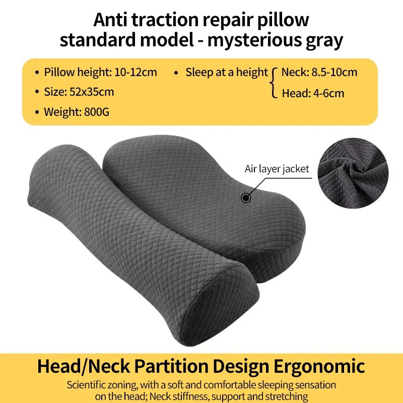 Cervical Memory Foam Contour Pillow – Ergonomic Orthopedic Pillow for Side Sleepers - Image 6