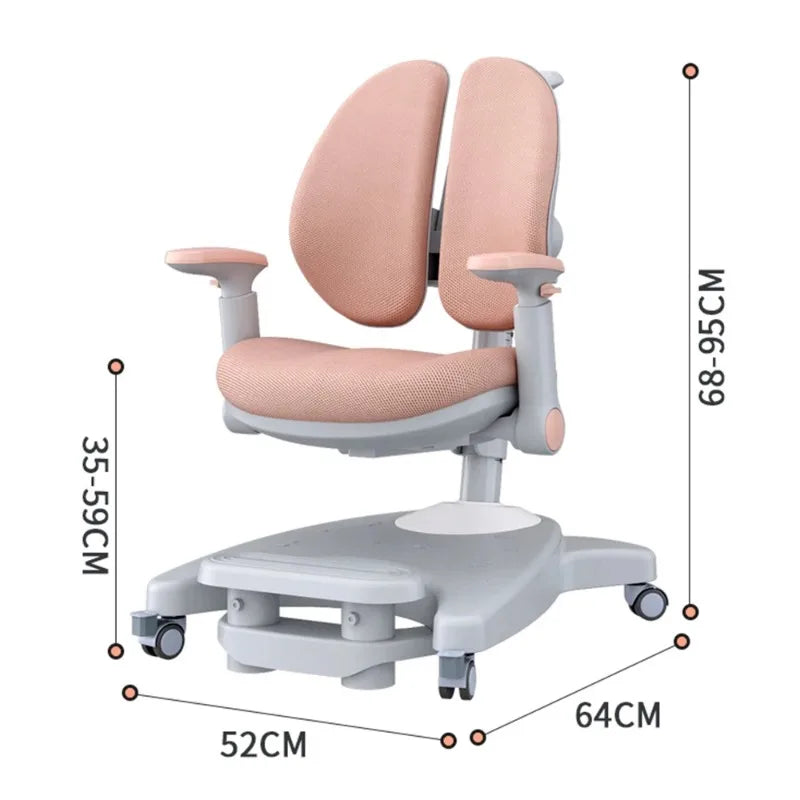 Ergonomic Anti-Hunchback Kids Study Chair – Height Adjustable & Posture Correcting - Image 6