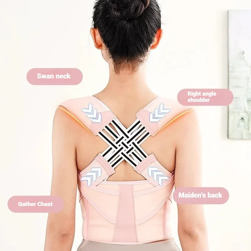 Adjustable Back Posture Corrector – Shoulder Brace & Spine Support for Men and Women - Image 4