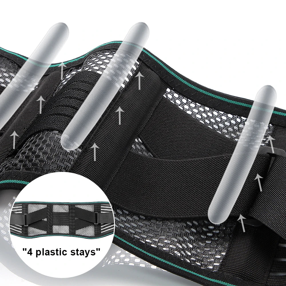 Adjustable Back Brace – Lumbar Support Belt for Lower Back Pain Relief - Image 5