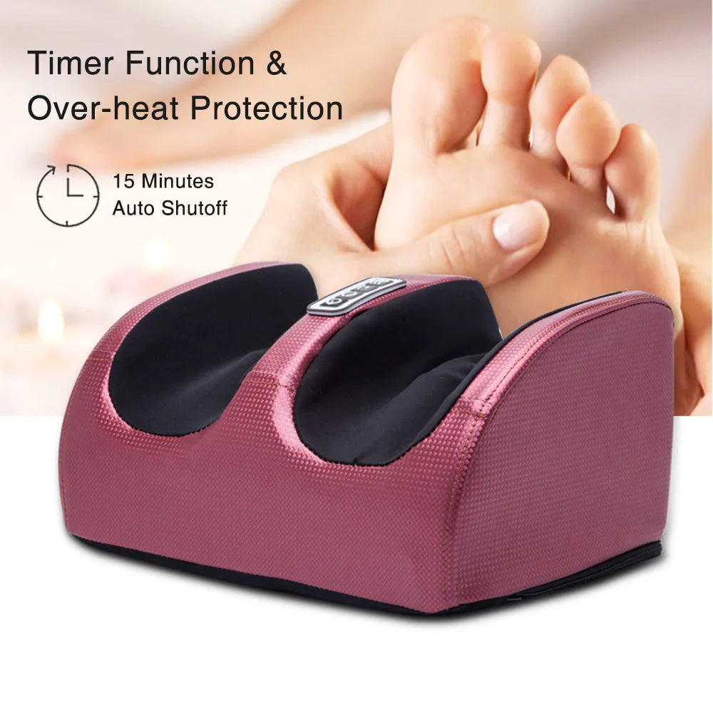 Electric Foot Massager – Heating Therapy Shiatsu Kneading Roller for Muscle Relaxation & Pain Relief - Image 5