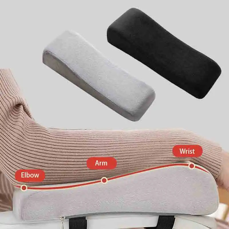 Memory Foam Chair Armrest Pads – Elbow & Forearm Pressure Relief Cushions (1PC)