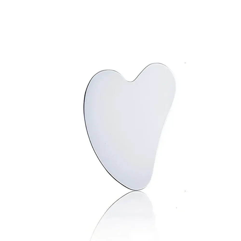 Heart-Shaped Gua Sha Board – Stainless Steel Muscle Massage Tool - Image 5