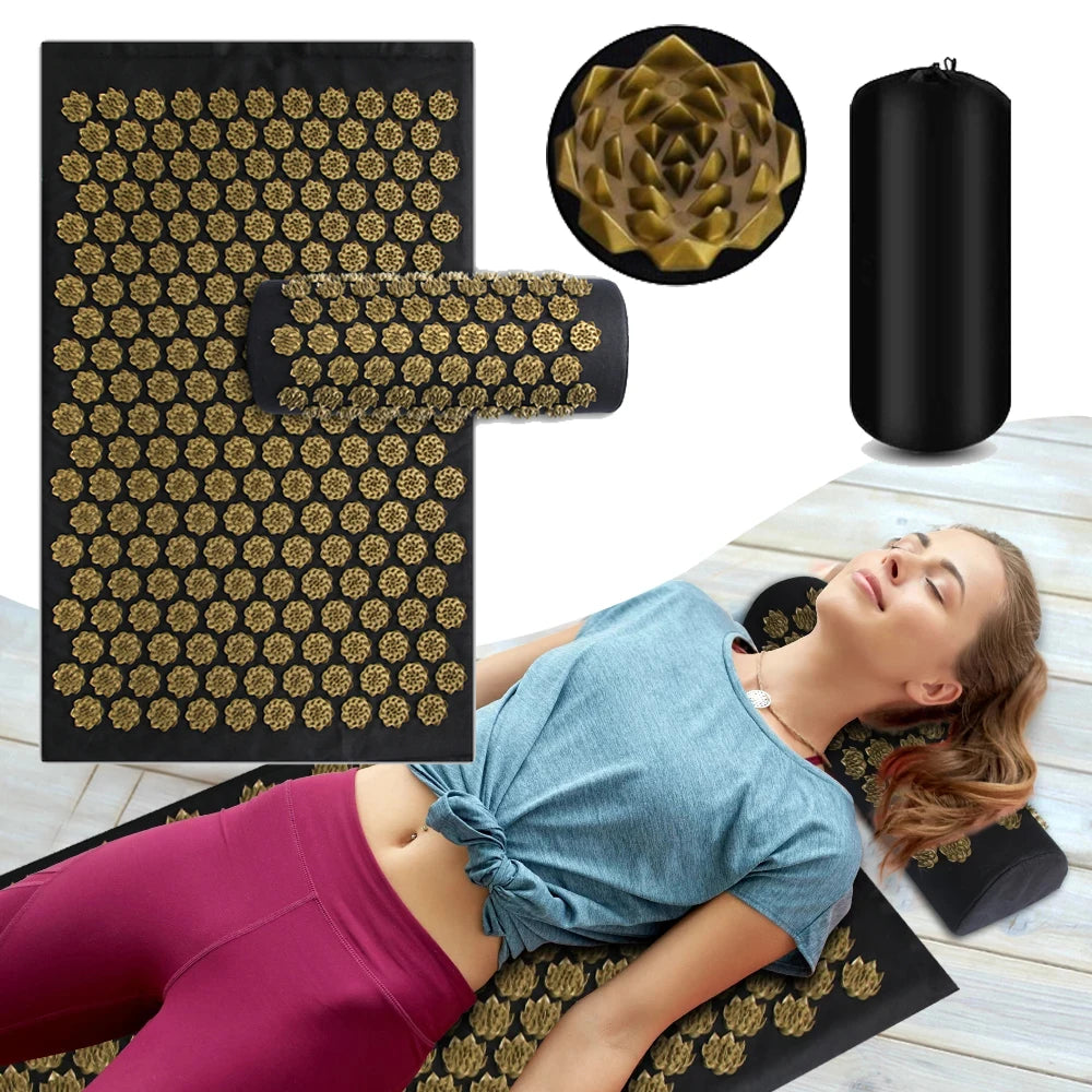 Acupressure Yoga Mat & Kuznetsov Applicator