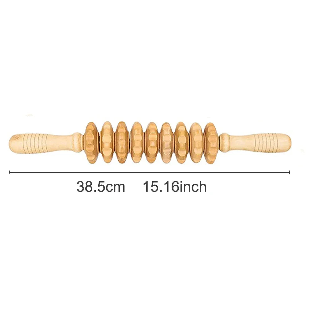Wooden Massage Roller – Anti-Cellulite & Muscle Relief Tool - Image 8