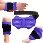 Ankle Brace Ice Pack Wrap – Reusable Hot & Cold Therapy Gel Support for Pain Relief & Sprains