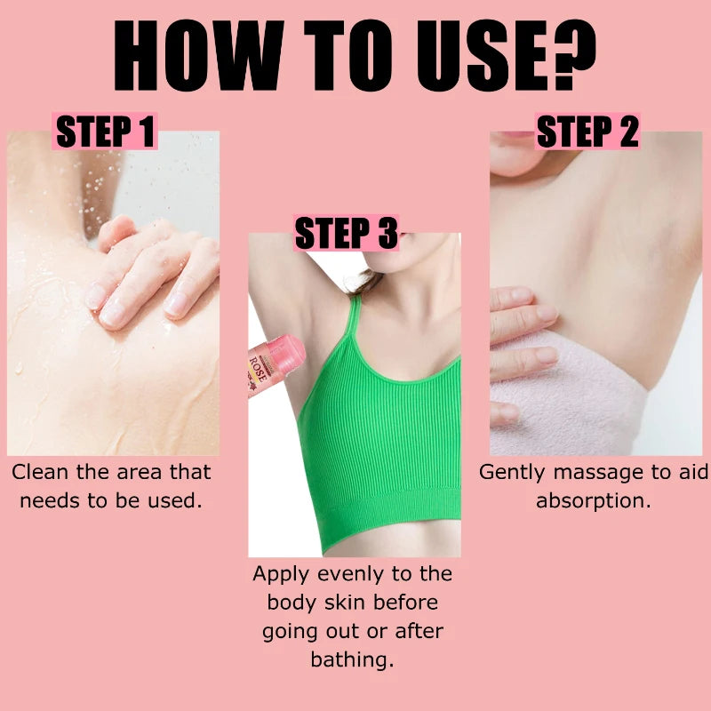 Rose Body Fragrance Stick – Elegant Floral Scent in a Convenient Balm - Image 2