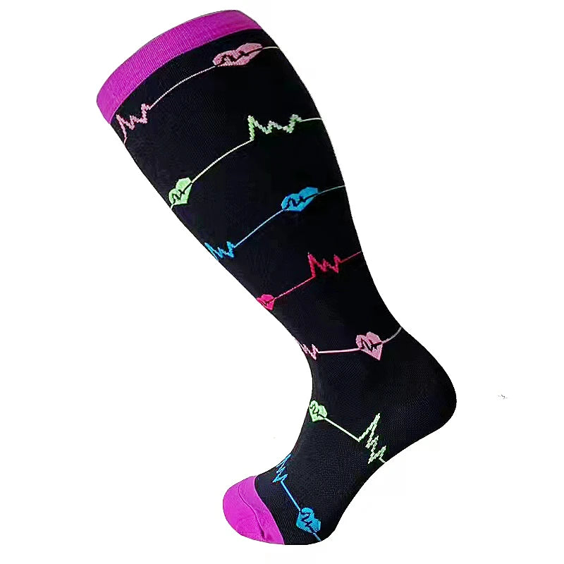 Plus Size Compression Socks – 30mmHg Knee-High Support for Men & Women with Varicose Veins - Image 9