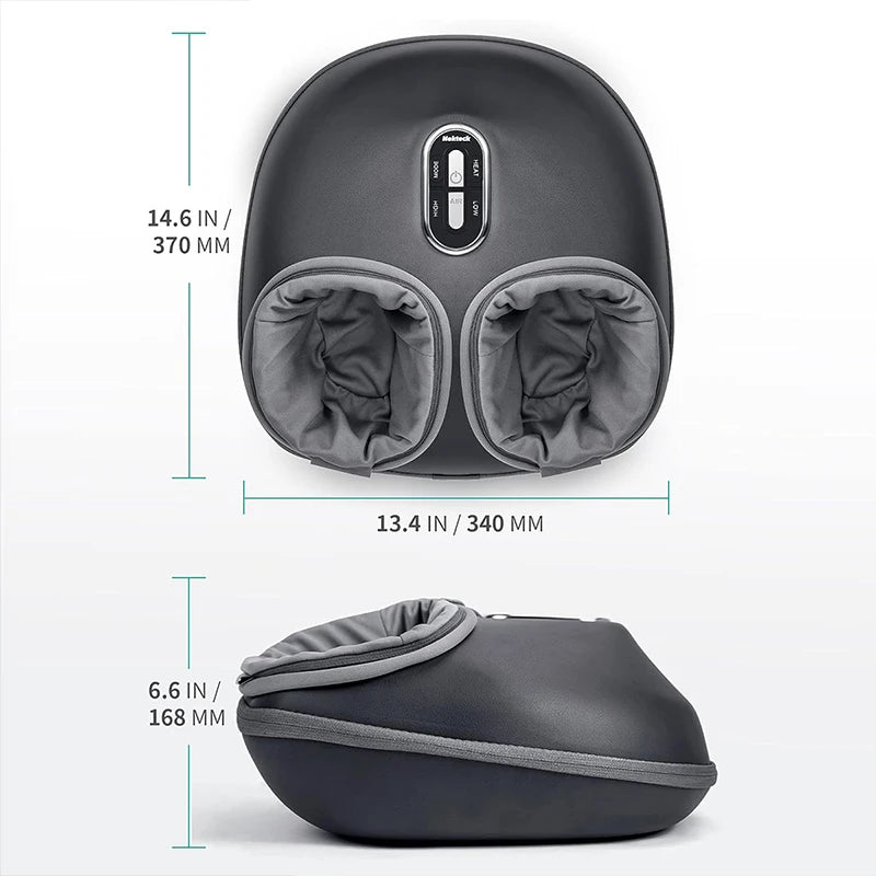 Nekteck Foot Massager – Electric Shiatsu Massage Machine with Heat & Air Compression - Image 6