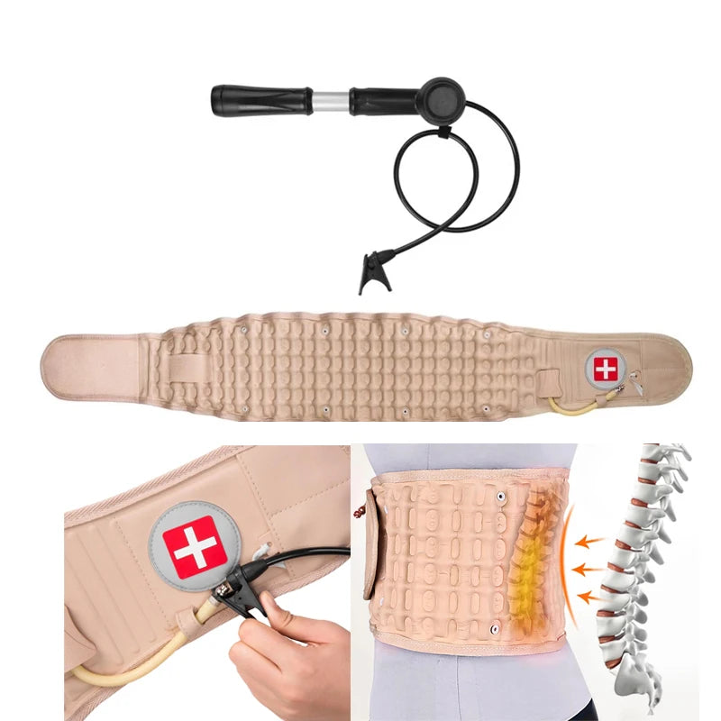 Lumbar Decompression Back Belt – Air Traction Brace for Spinal Relief - Image 4